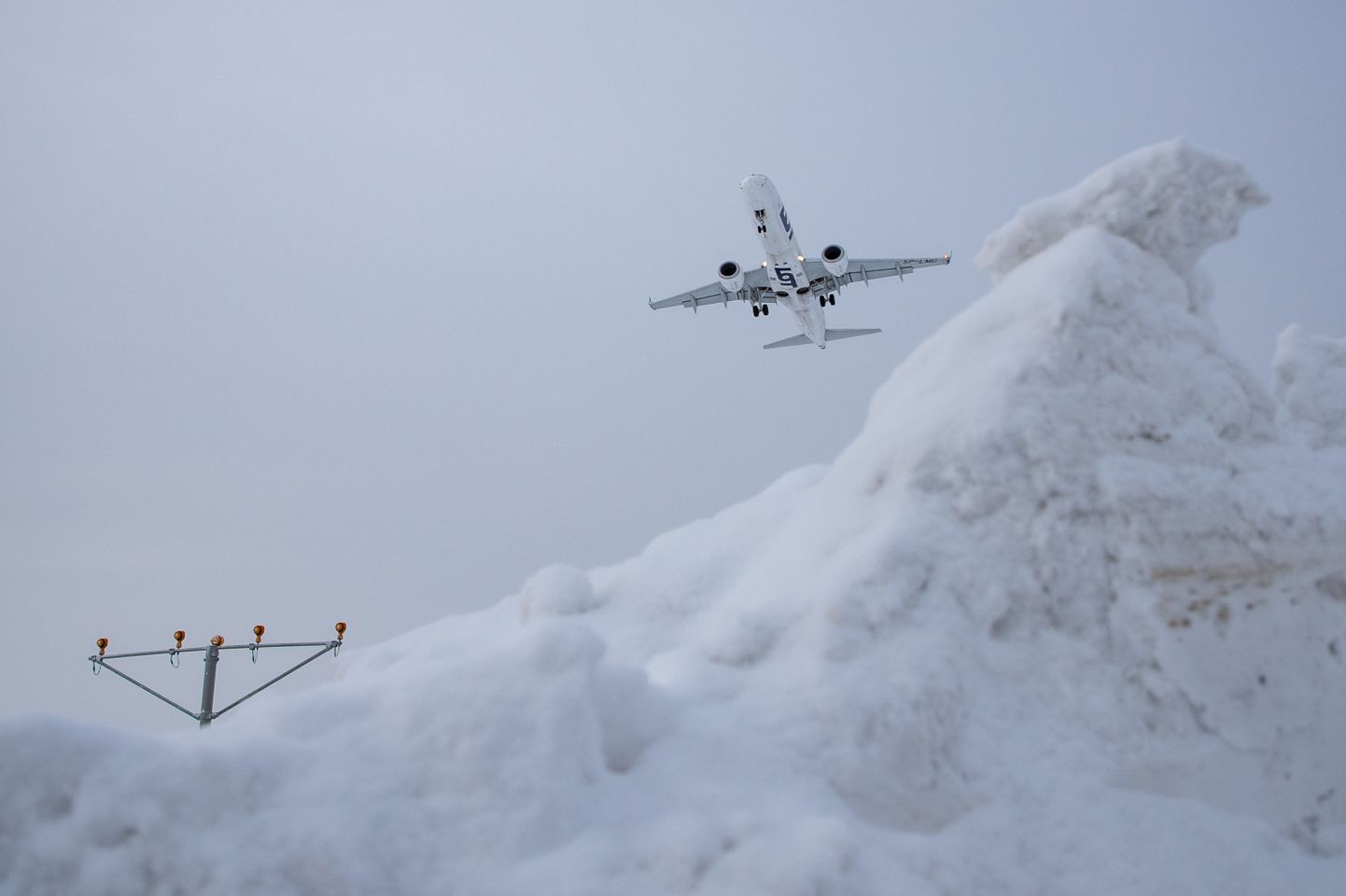 Tallinna lennujaamast väljunud lennuk. Pilt on illustratiivne.