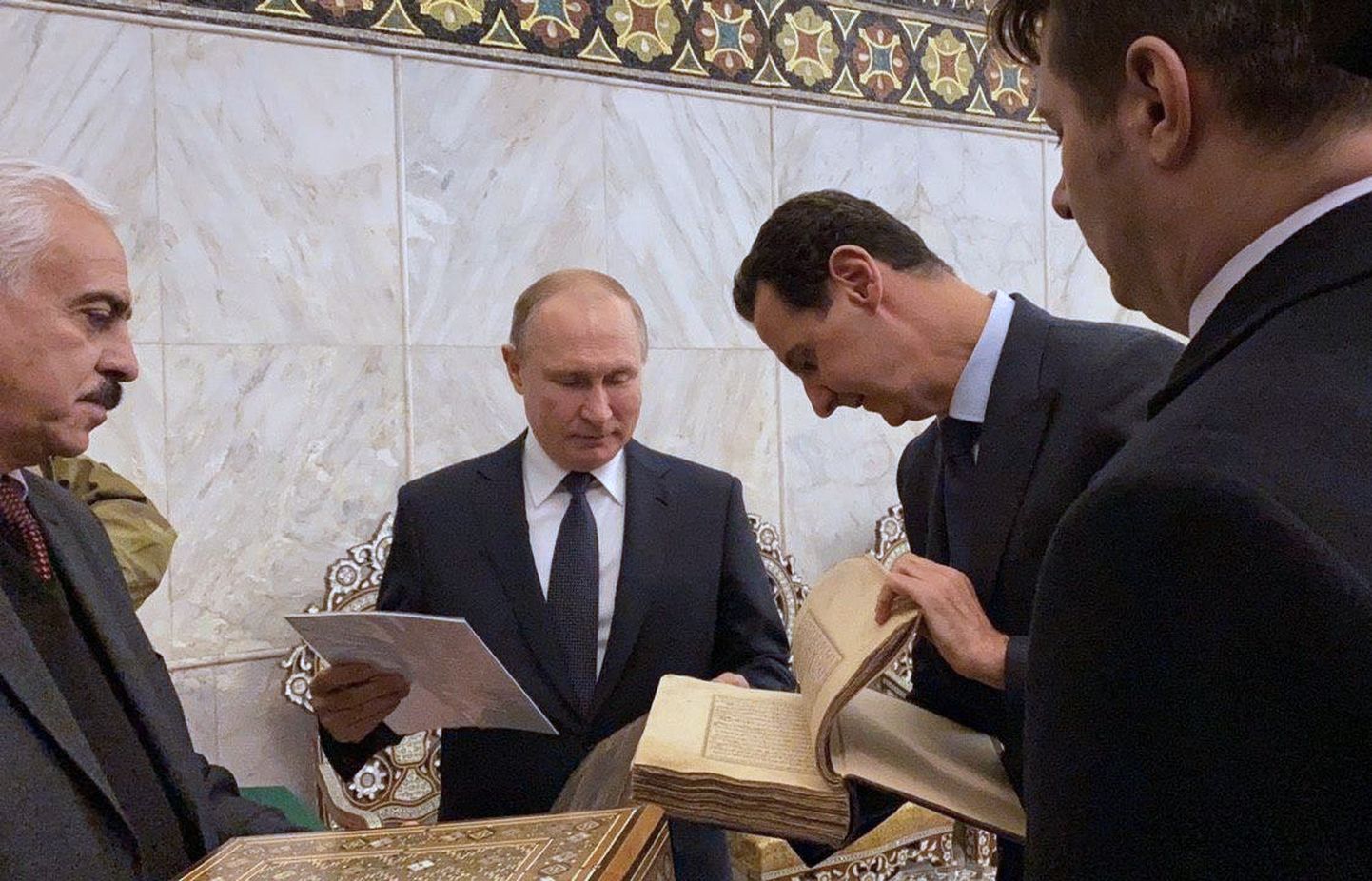 Vladimir Putin ja Bashar al-Assad.