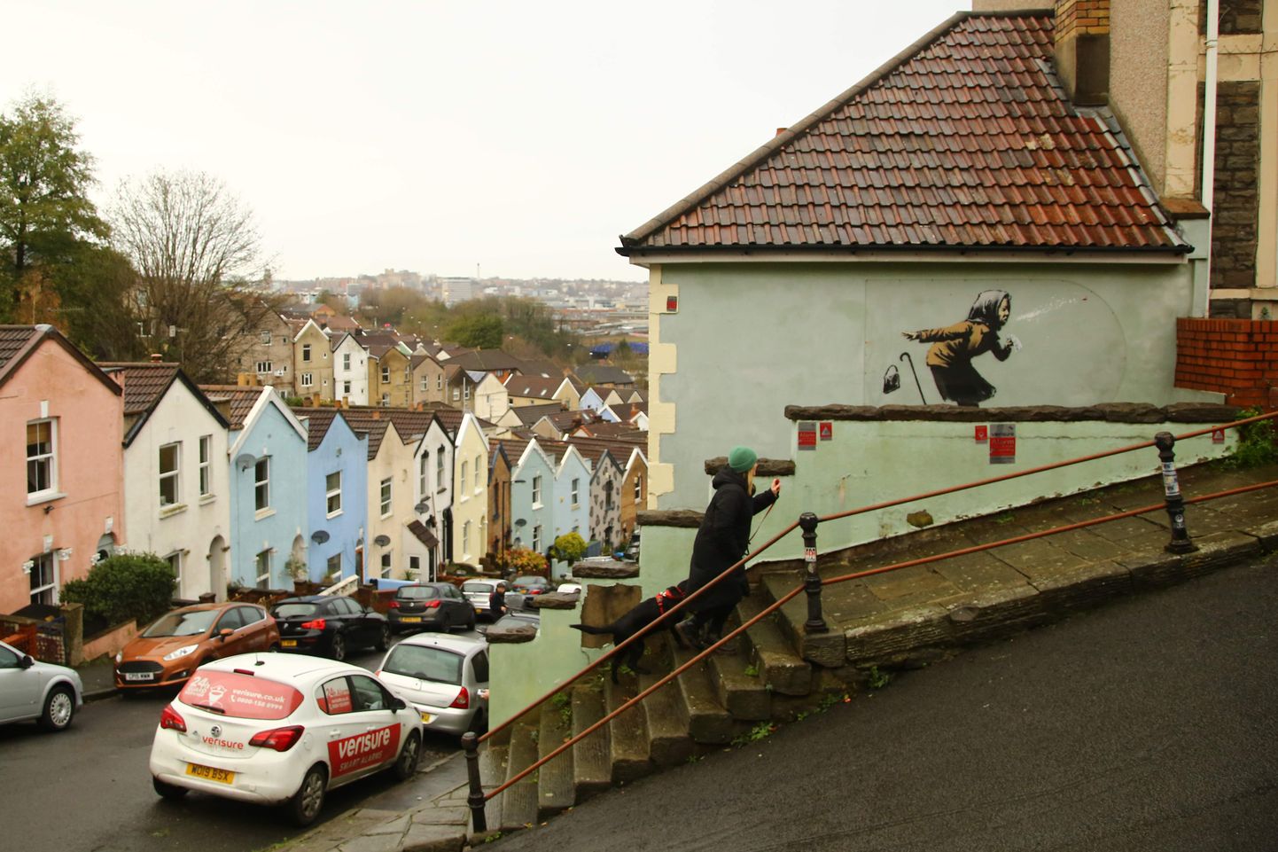 Banksy hiljutine meistriteos viis selle maja turuväärtuse ööga lakke.