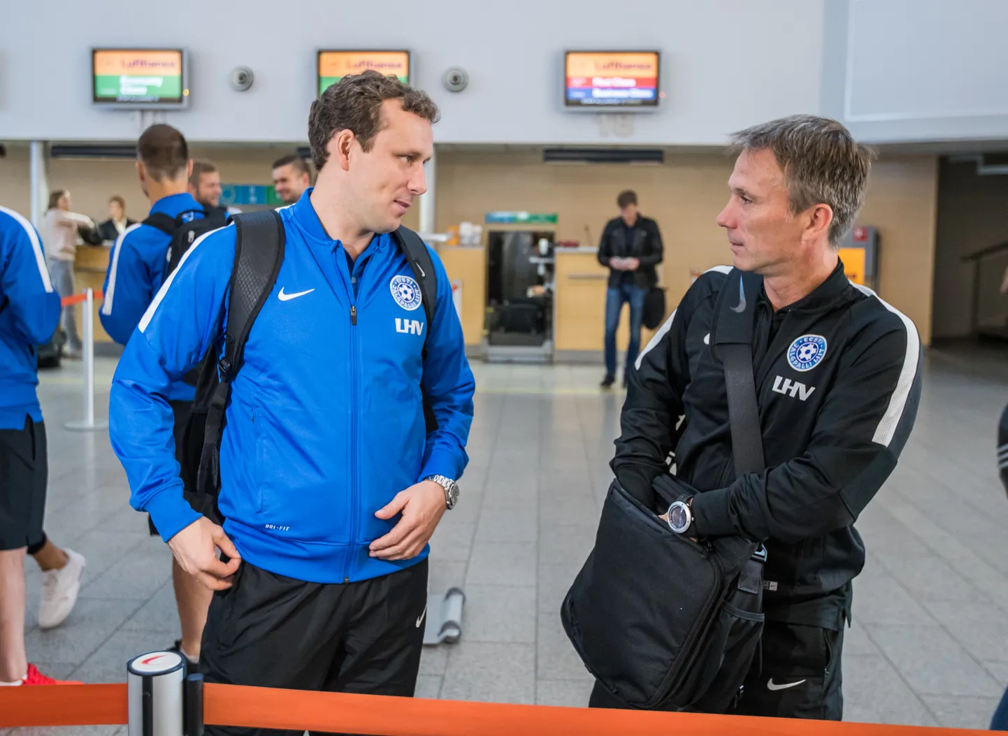 Konstantin Vassiljev ja Eesti peatreener Martin Reim.