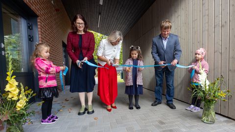 Kirivere kooli kõrval avati lasteaiamaja