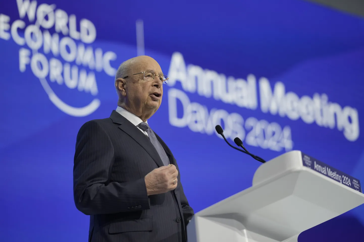 Maailma Majandusfoorumi (WEF) asutaja ja kauaaegne juht Klaus Schwab.