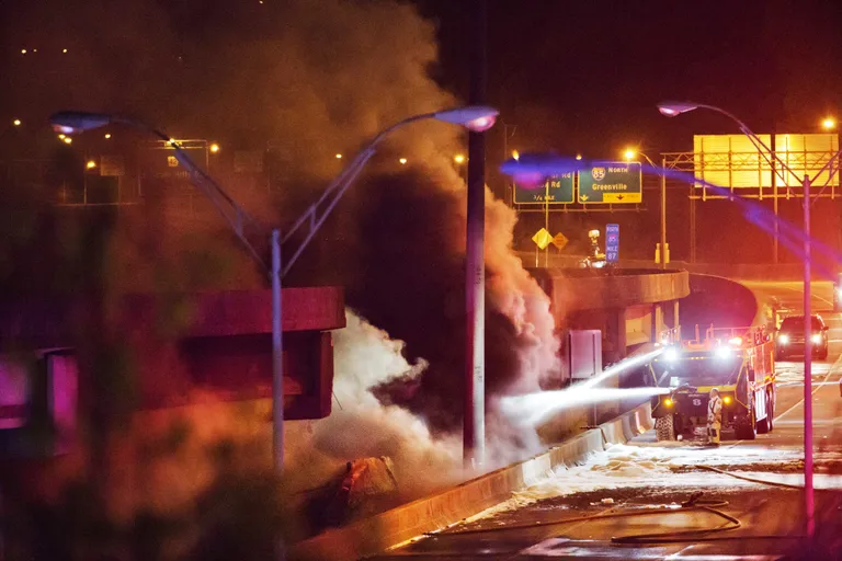 Фото с места происшествия.