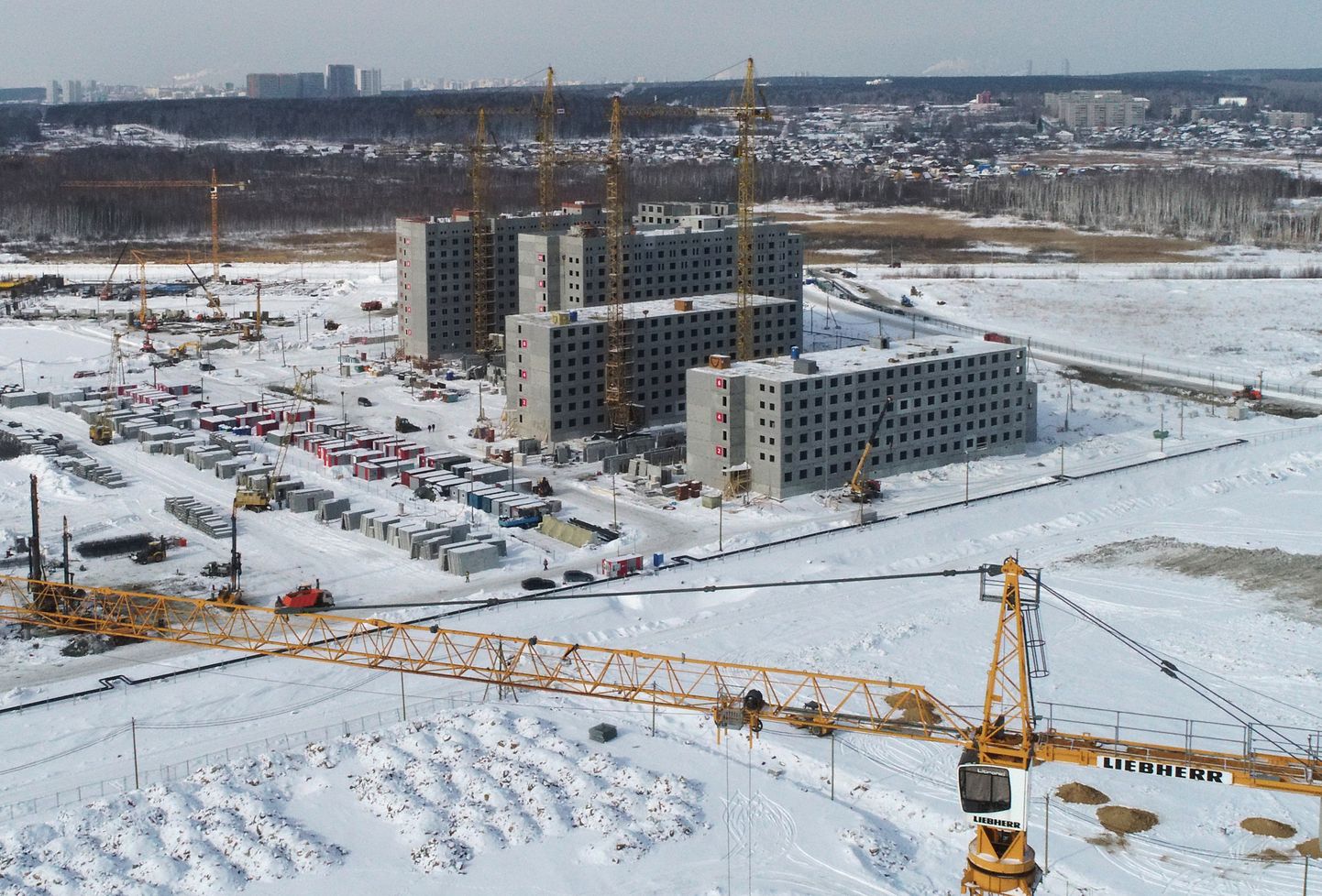 Vaade 2023. aasta suveuniversiaadiks rajatavatele ehitistele Jekaterinburgis.