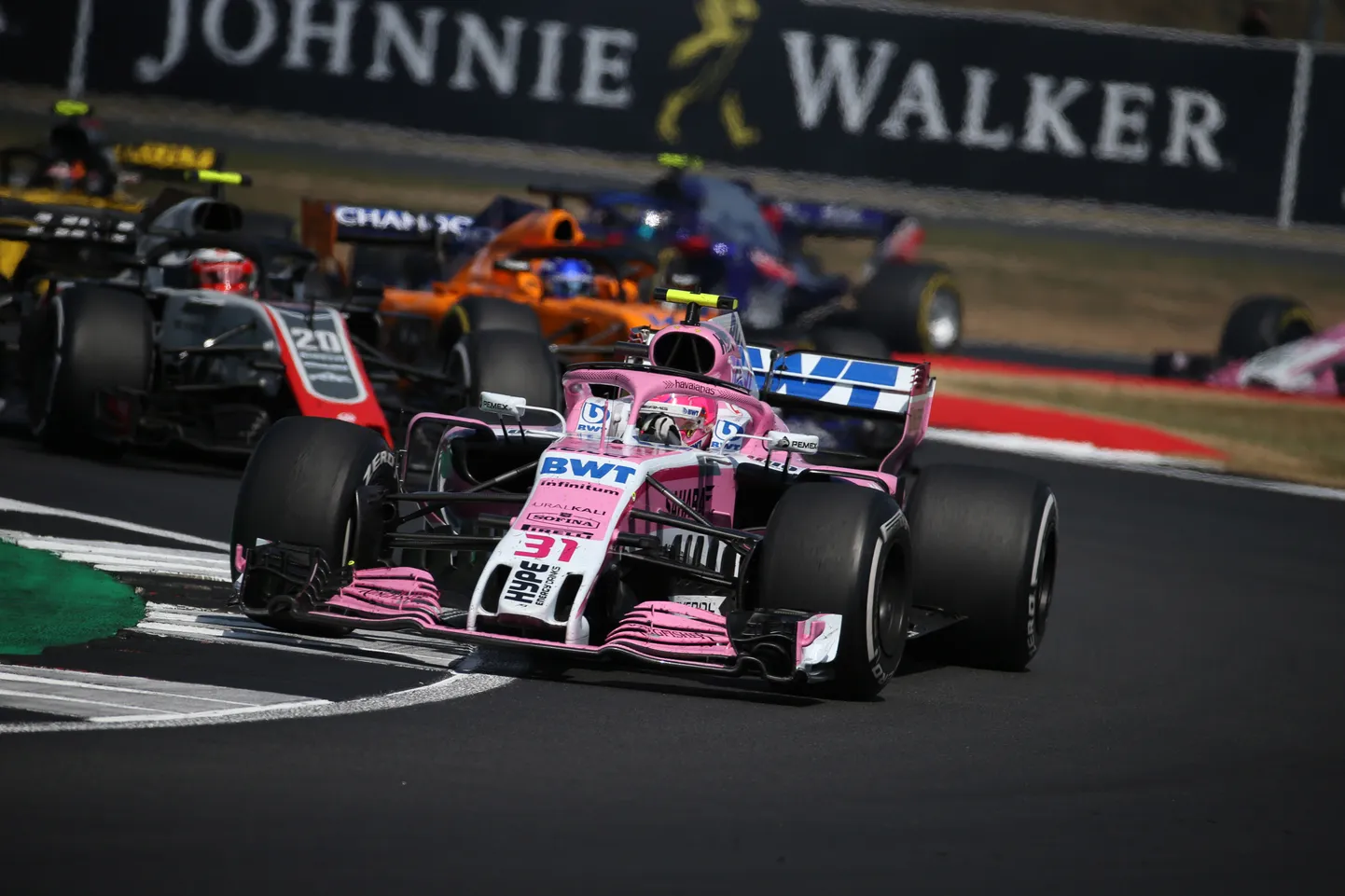Esteban Ocon (FRA) Sahara Force India F1 VJM11. British Grand Prix, 08.07.2018, Silverstone, England