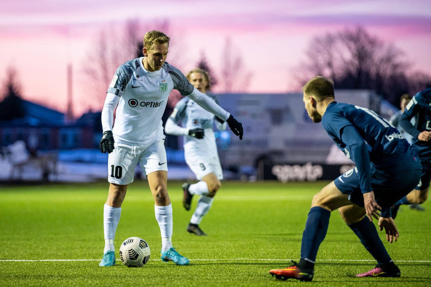 Paide Linnameeskond ja Tallinna FC Flora kohtumine Premium liigas.