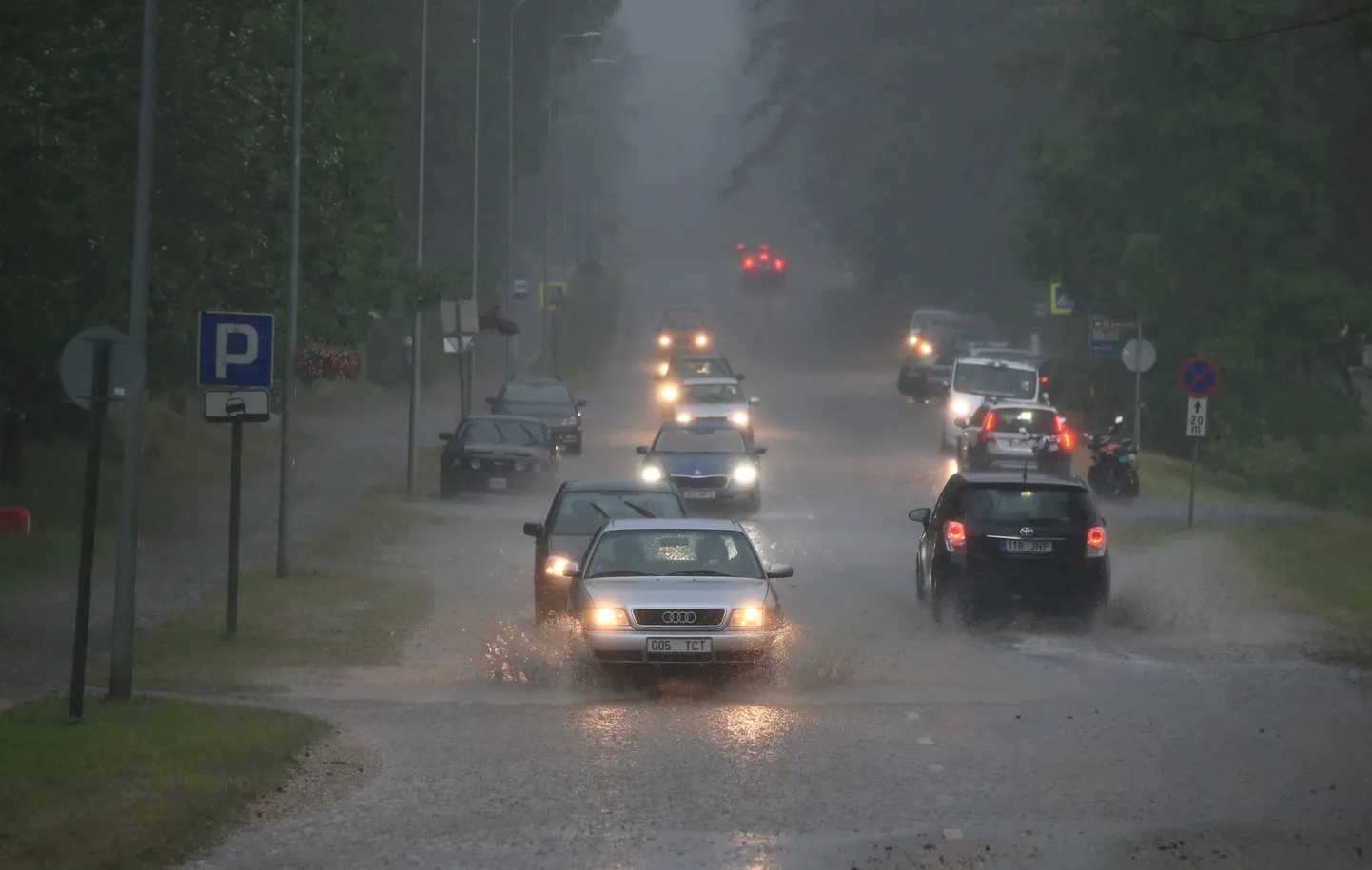 Täna õhtul jõuab torm Lätist ka Lõuna-Eestisse.