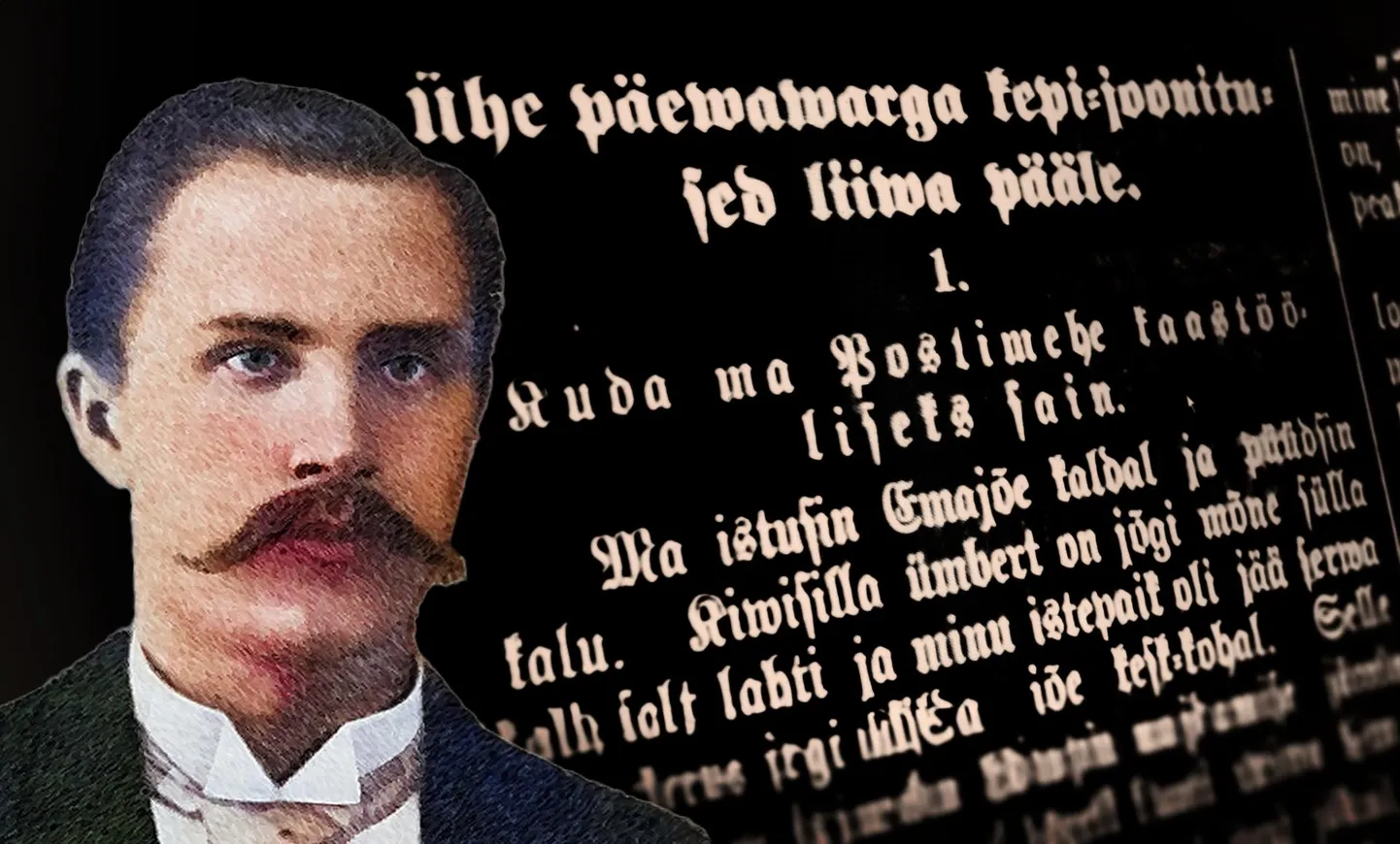 Eduard Vilde artikkel Postimehes: «Ühe päewawarga kepi-joonsitused liiwa pääle. Kuda ma Postimehe kaastööliseks sain».