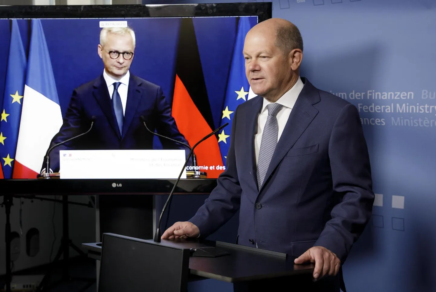 Saksa rahandusminister Olaf Scholz (pildil), sarnaselt Prantsuse rahandusministri Bruno Le Maire’iga on USA pakutud ühtse ettevõtte tulumaksu ideega põhimõtteliselt nõus.