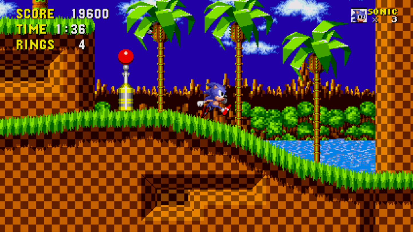 Klassikaline Sonic the Hedgehog on üks esimestest tasuta pakutavatest mängudest.