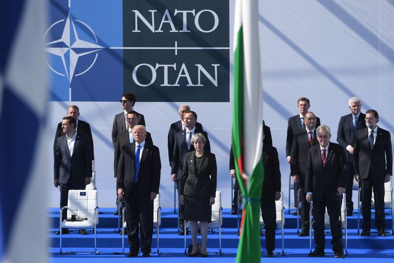Nato tippkohtumine Brüsselis. / AFP PHOTO / Emmanuel DUNAND