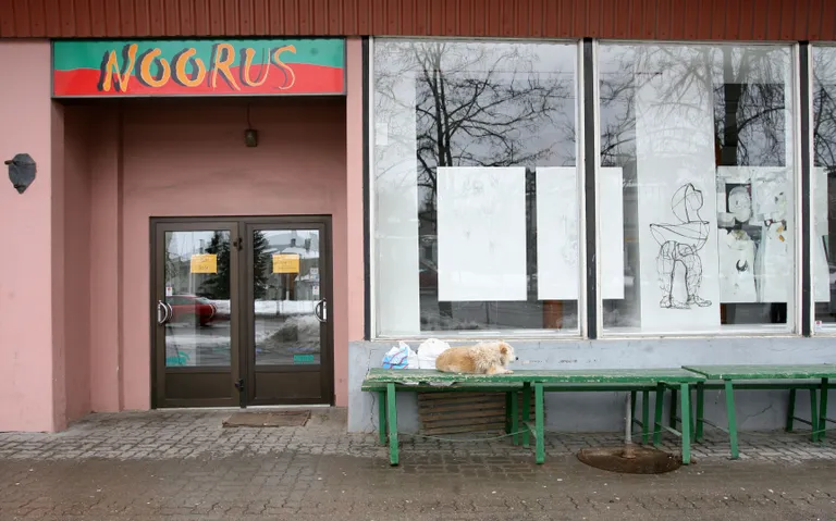 Aastaid nime all «Noorus» tegutsenud kauplus Tartus Riia mäel lõpetas 2009. aasta veebruaris tegevuse. Märtsis korraldas Tartu Kõrgem Kunstikool seal näituse. Kuna linn endale kuuluvale pinnale üürilist ei leidnud, sai kunstikool võimaluse ruume galeriina kasutada.