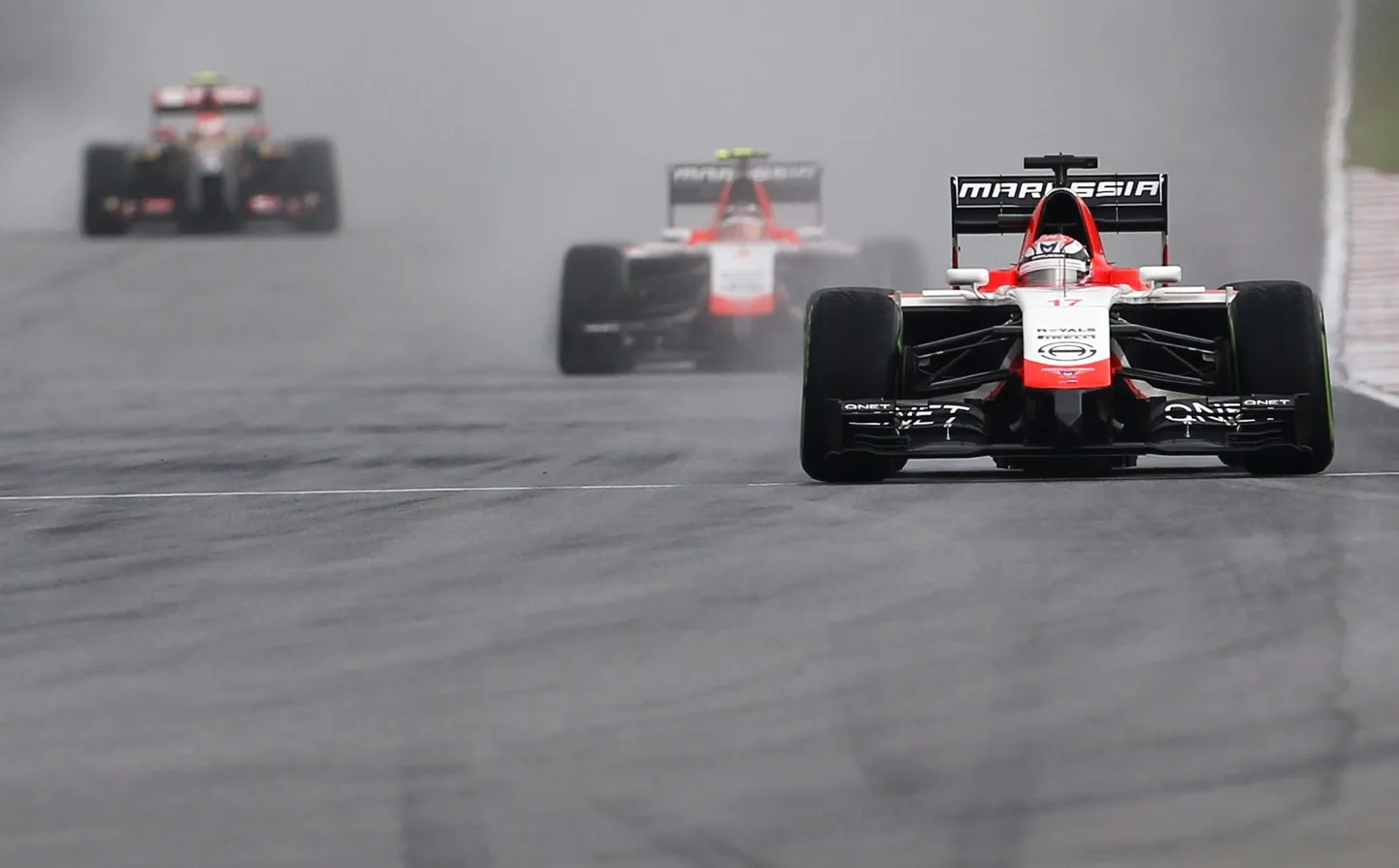 Marussia meeskonna sõitjad.
