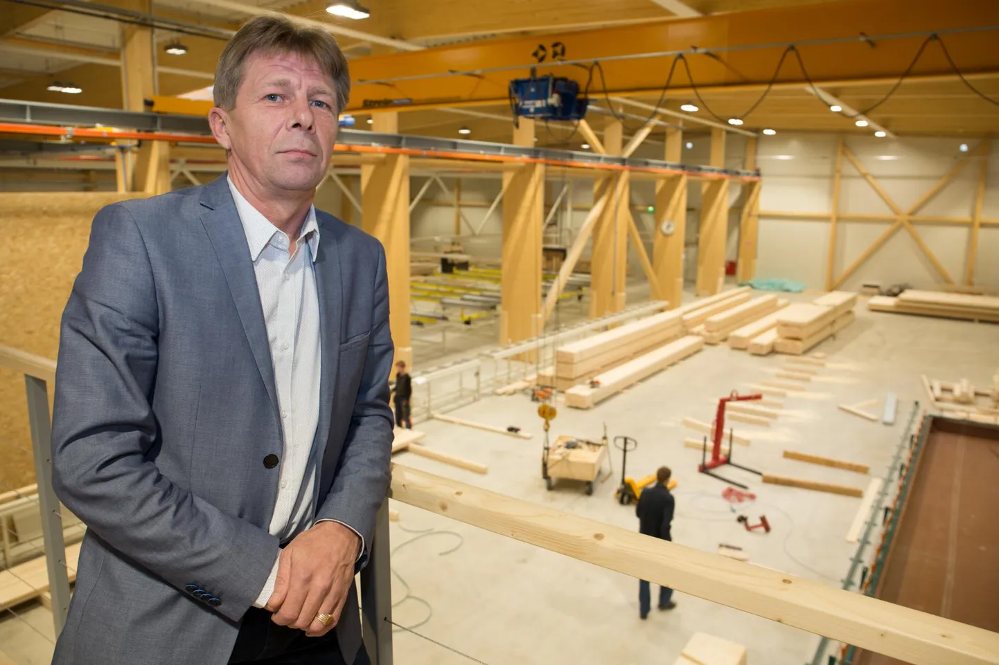 Arcwoodi juht Peeter Peedomaa tõdes, et ristkihtliimpuidu baasil ehitatavate kortermajade rajamise plaan on edenenud Põlvas visalt.