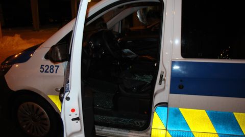 Разбившие полицейские машины хулиганы получить 25 суток ареста