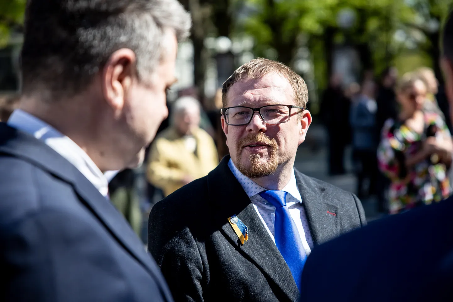 20.05.2025 Tallinn Õpetajate kõnekoosolek Riigikogu ees. Foto: Sander Ilvest, Postimees
