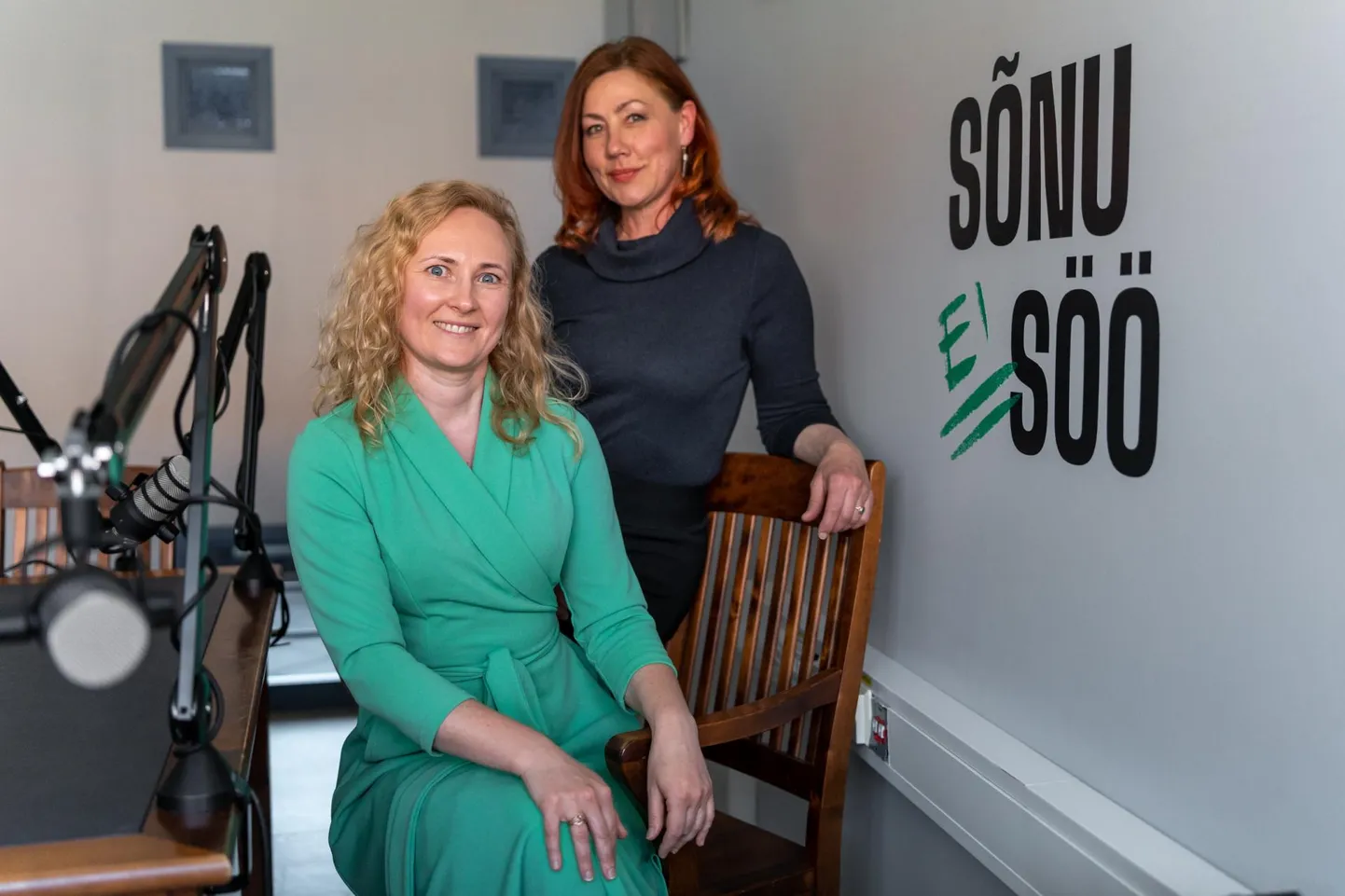 Vastes taskuhäälingusaates rääkisid tervise edendamisest Pärnu linnavalitsuse rahvatervise spetsialist Marija Andrekson (paremal) ja Pärnumaa arenduskeskuse rahvatervise koordinaator Merle Einola.