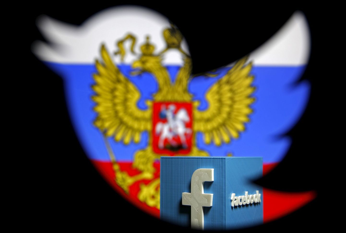 Vene lipp Twitteri logo siluetis.