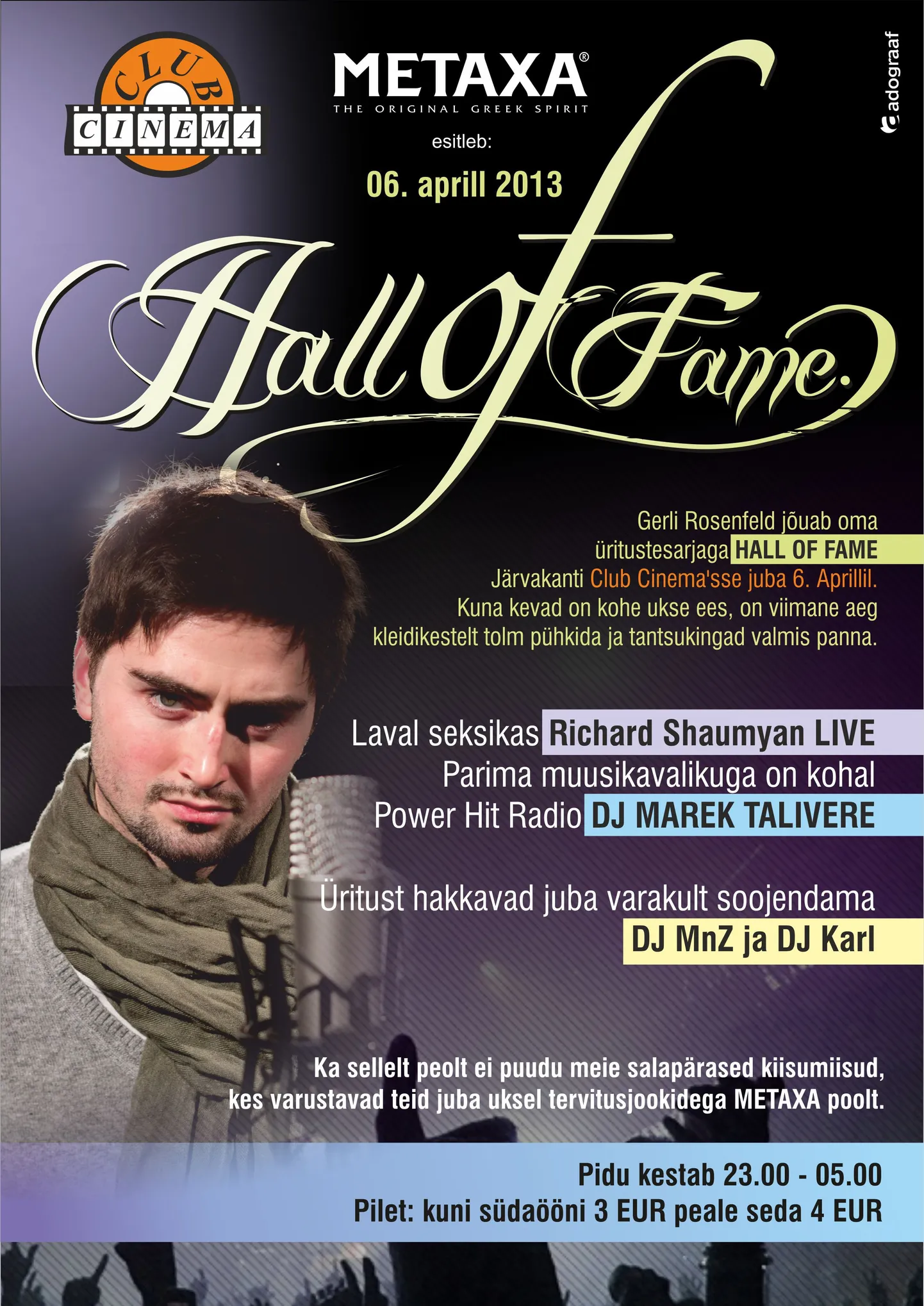 Hall of Fame jõuab 6. aprillil Järvakanti