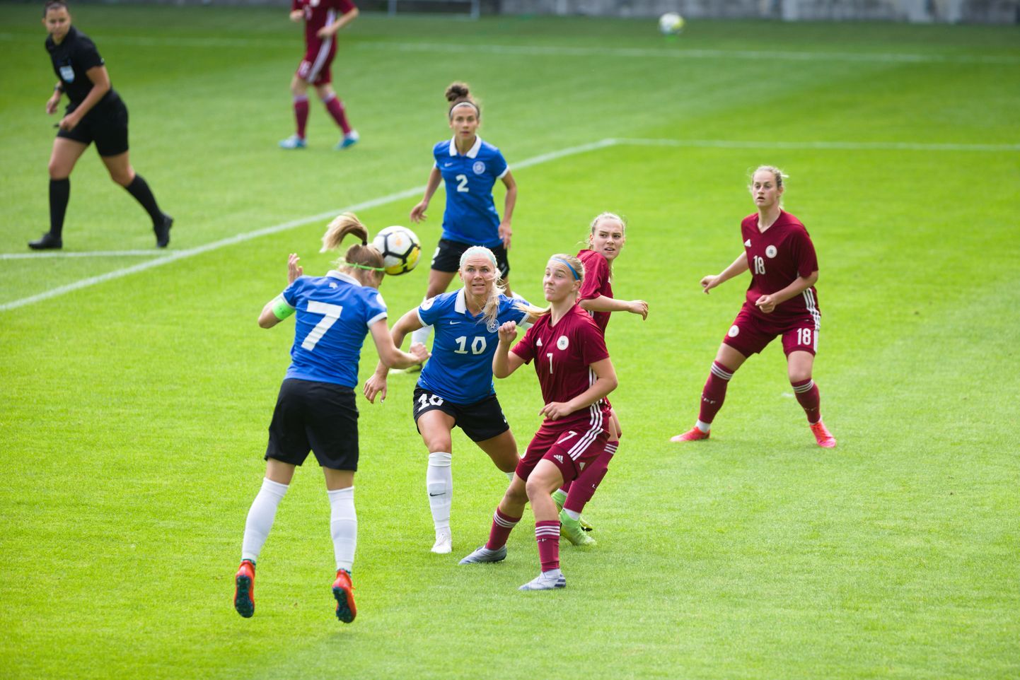 Saatuse irooniana sai naiste jalgpallikoondis augustis võõrustada Tallinnas nimelt Lätit.
