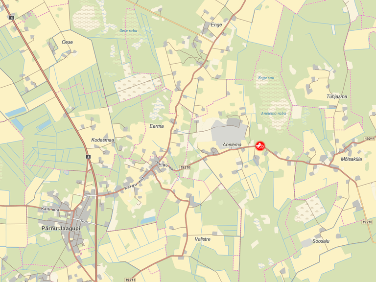 Uduvere–Suigu–Nurme teel toimus liiklusõnnetus, milles osalenud sõiduauto omal jõul avariipaigast minema ei saa.