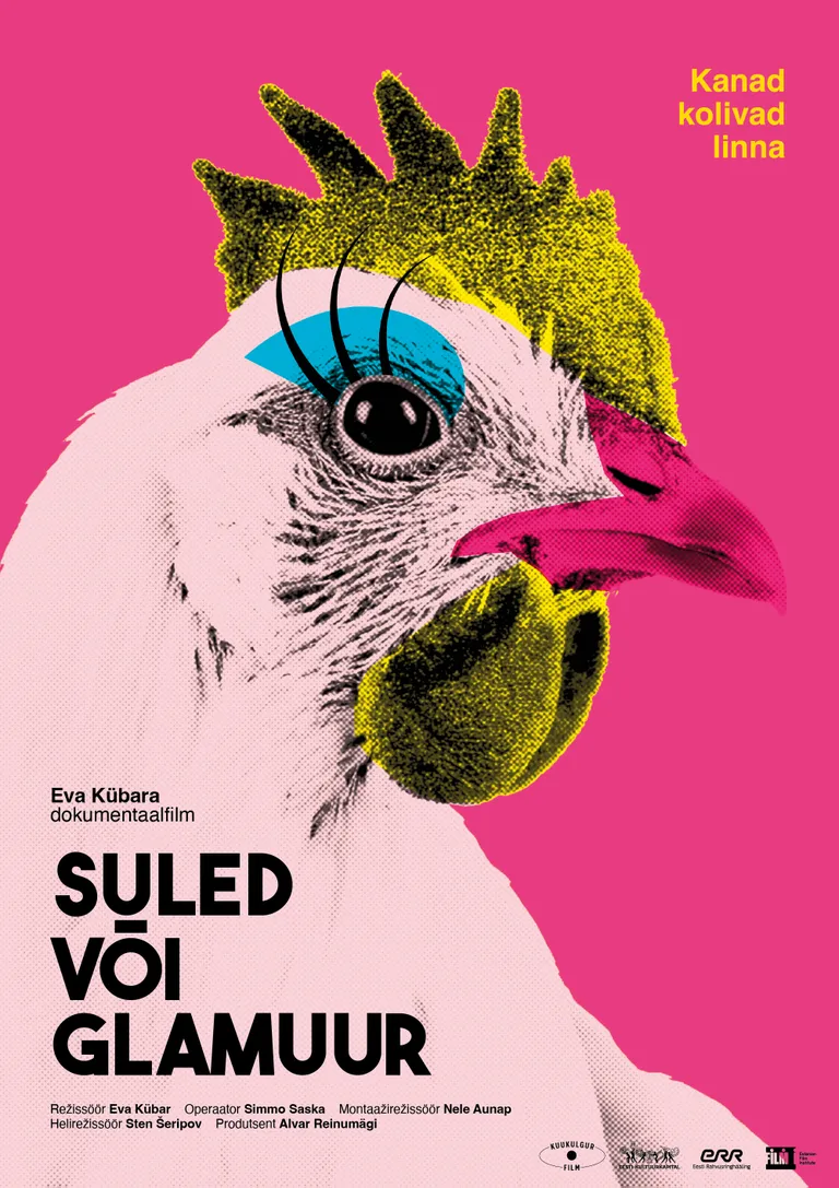 Eva Kübara dokumentaali «Suled või glamuur» plakat.