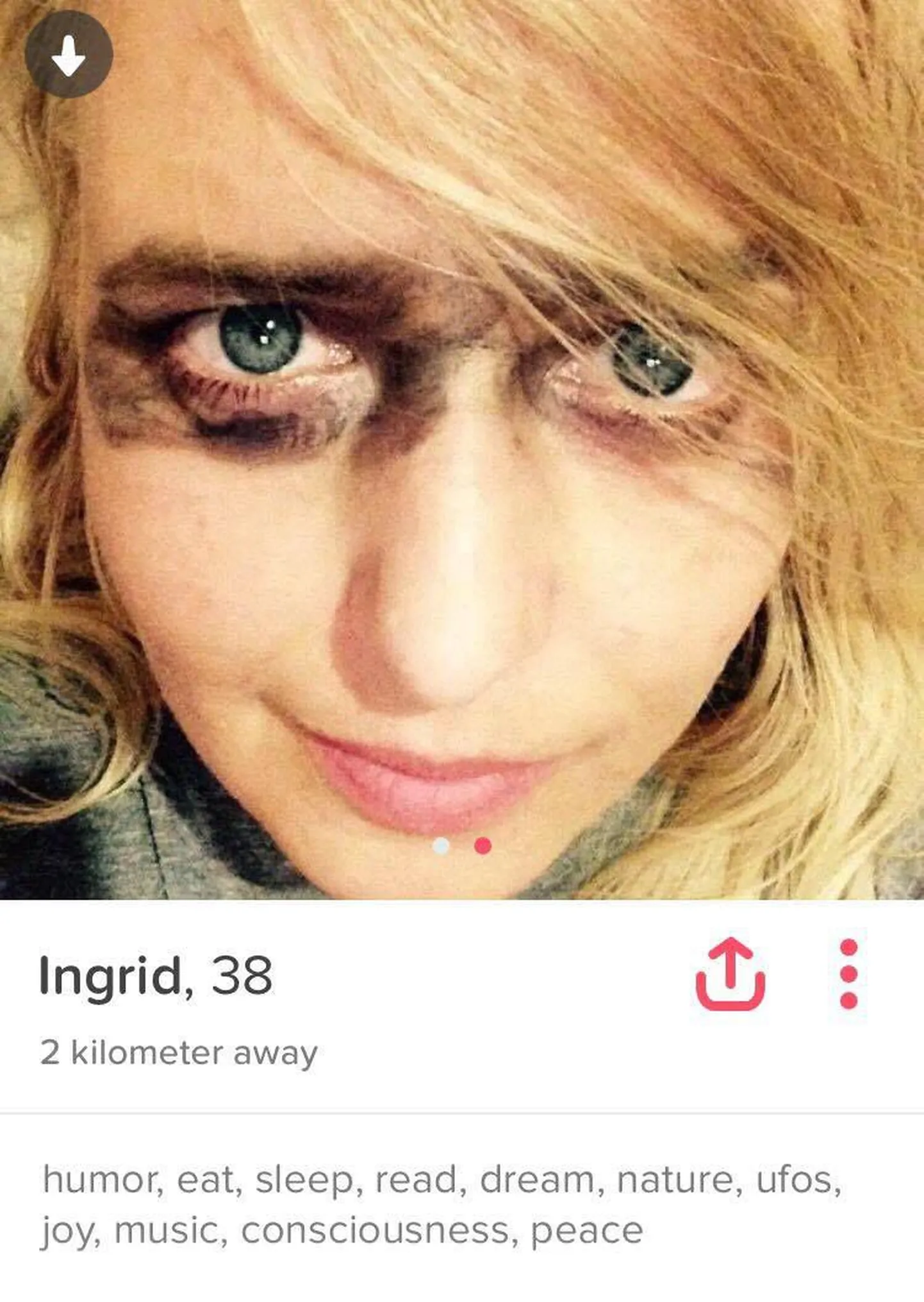 Ingrid Peek luusib ringi Tinderis