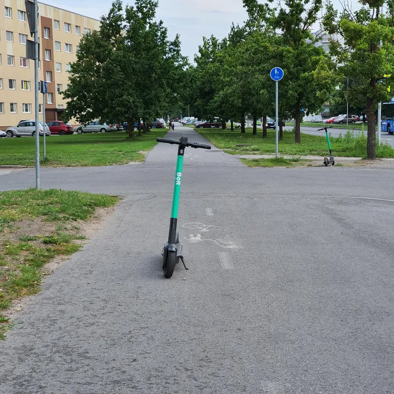 Kui ratas on jäetud keset teed, võib seda julgelt liigutada. Seda piiksuma hakkavast alarmist hoolimata.