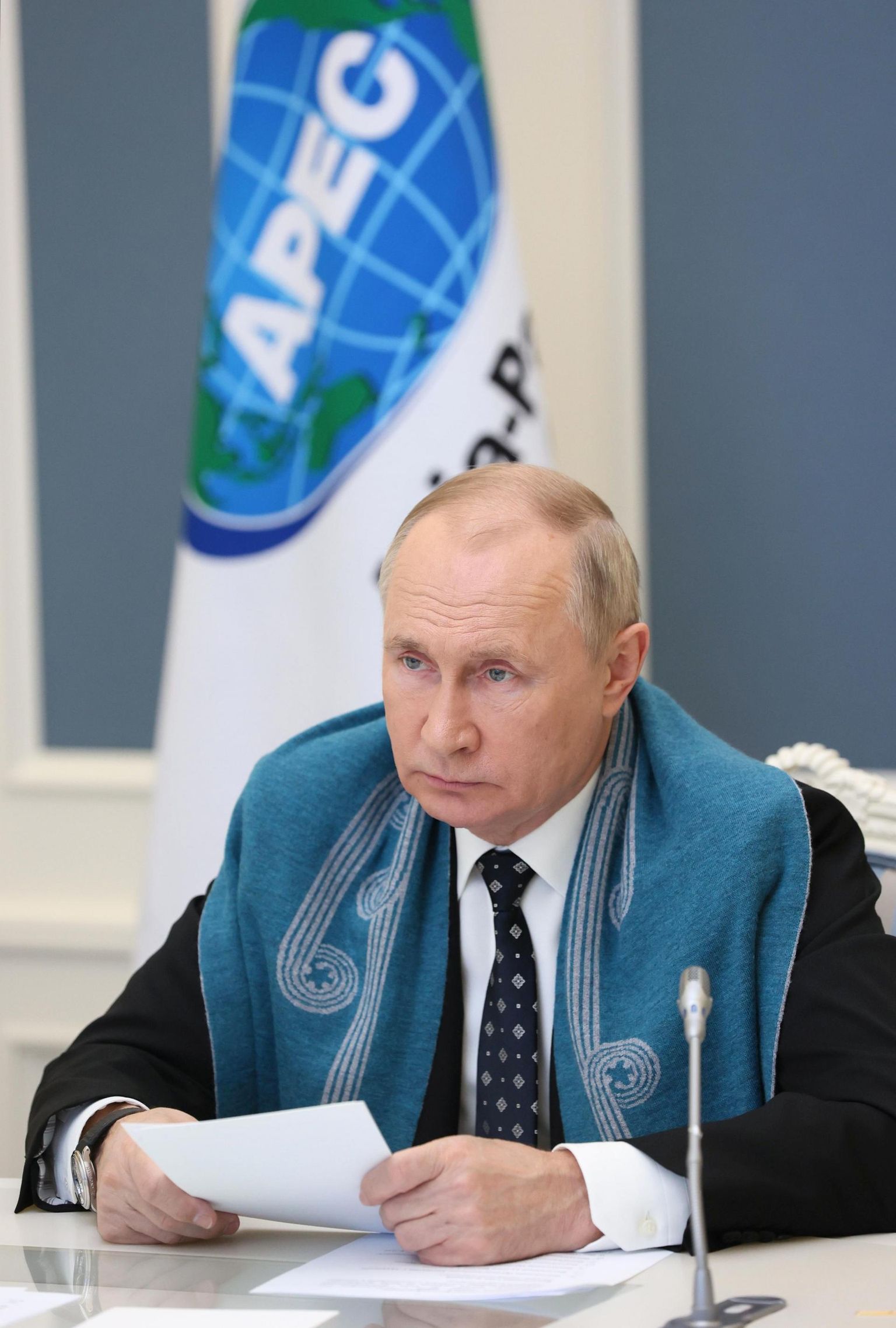 Vladimir Putin nädal tagasi Aasia ja Vaikse ookeani Majanduskoostöö (APEC) liikmesriikide liidrite virtuaalsel tippkohtumisel.