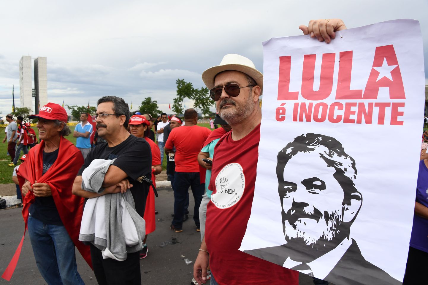 Lula toetaja Brasiilias.