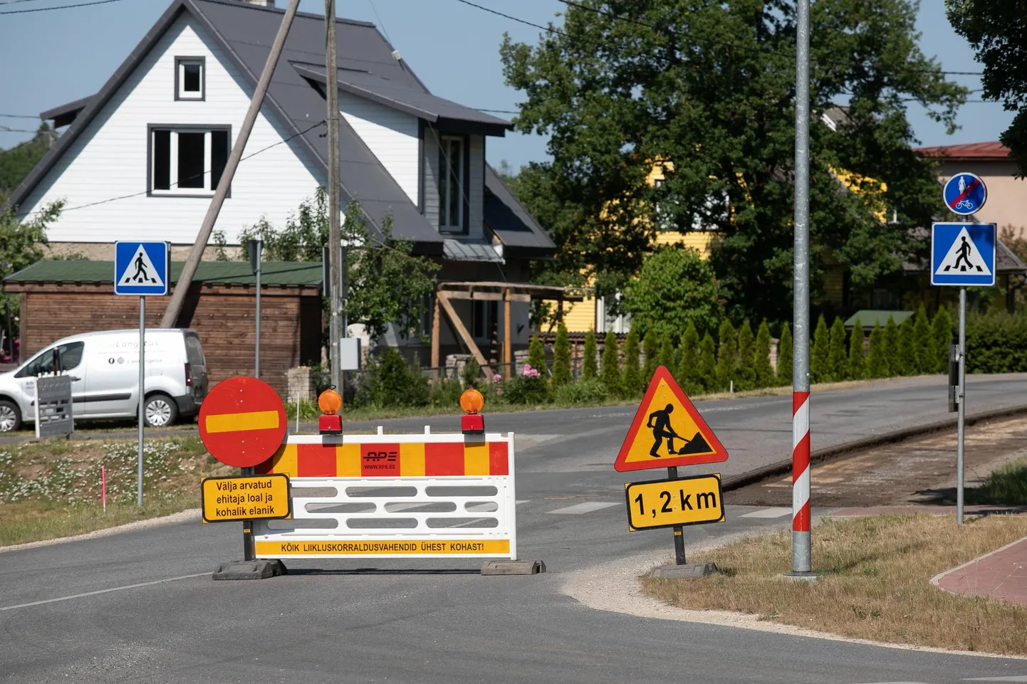 Õie tänav suleti remondiks juunis. Uuel nädalal avatakse see taas liiklusele.