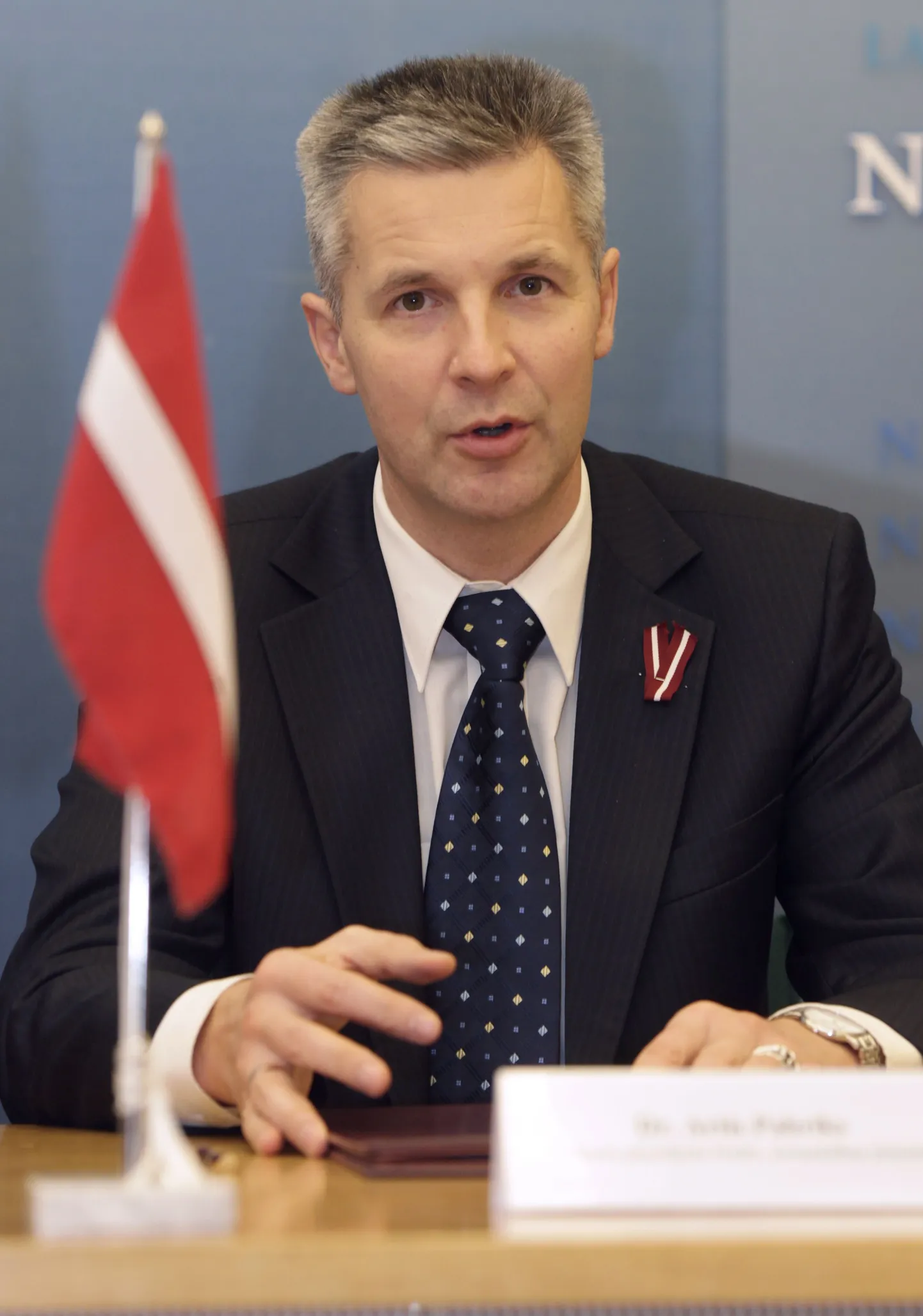Läti kaitseminister Artis Pabriks