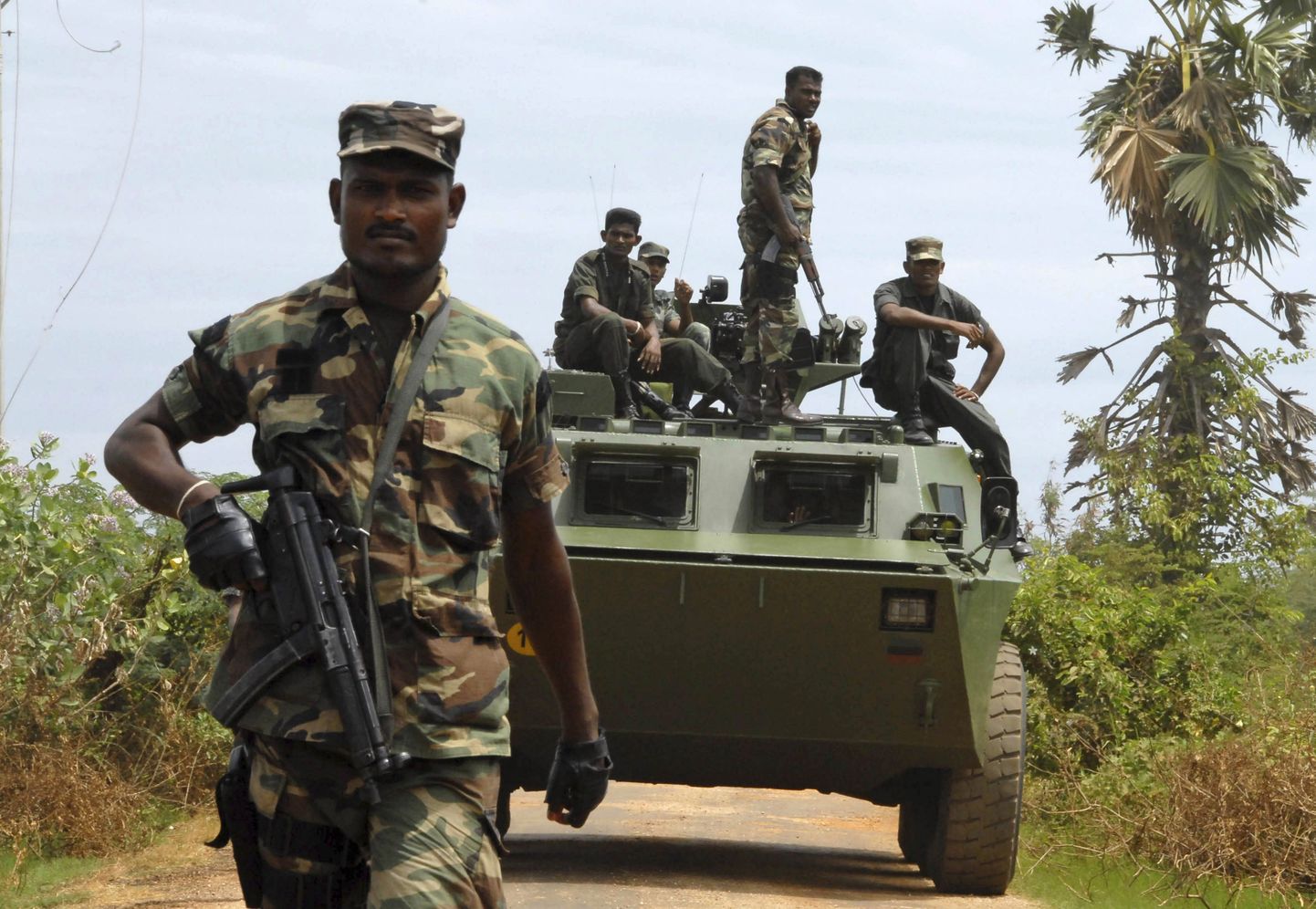 Patrullivad Sri Lanka armee sõdurid
