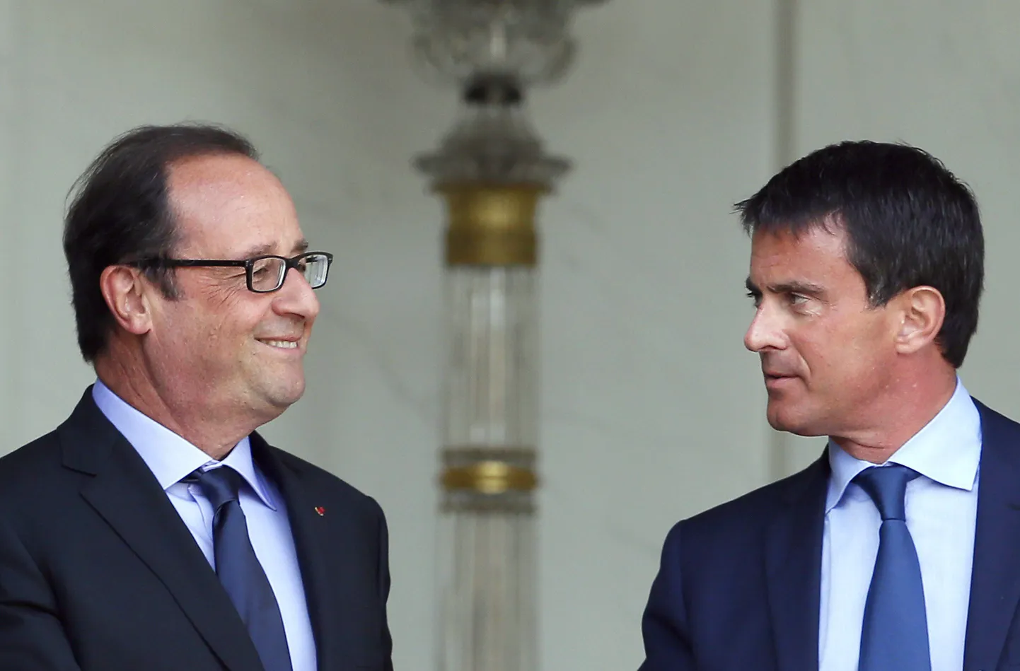 Франсуа Олланд и Мануэль Вальс.