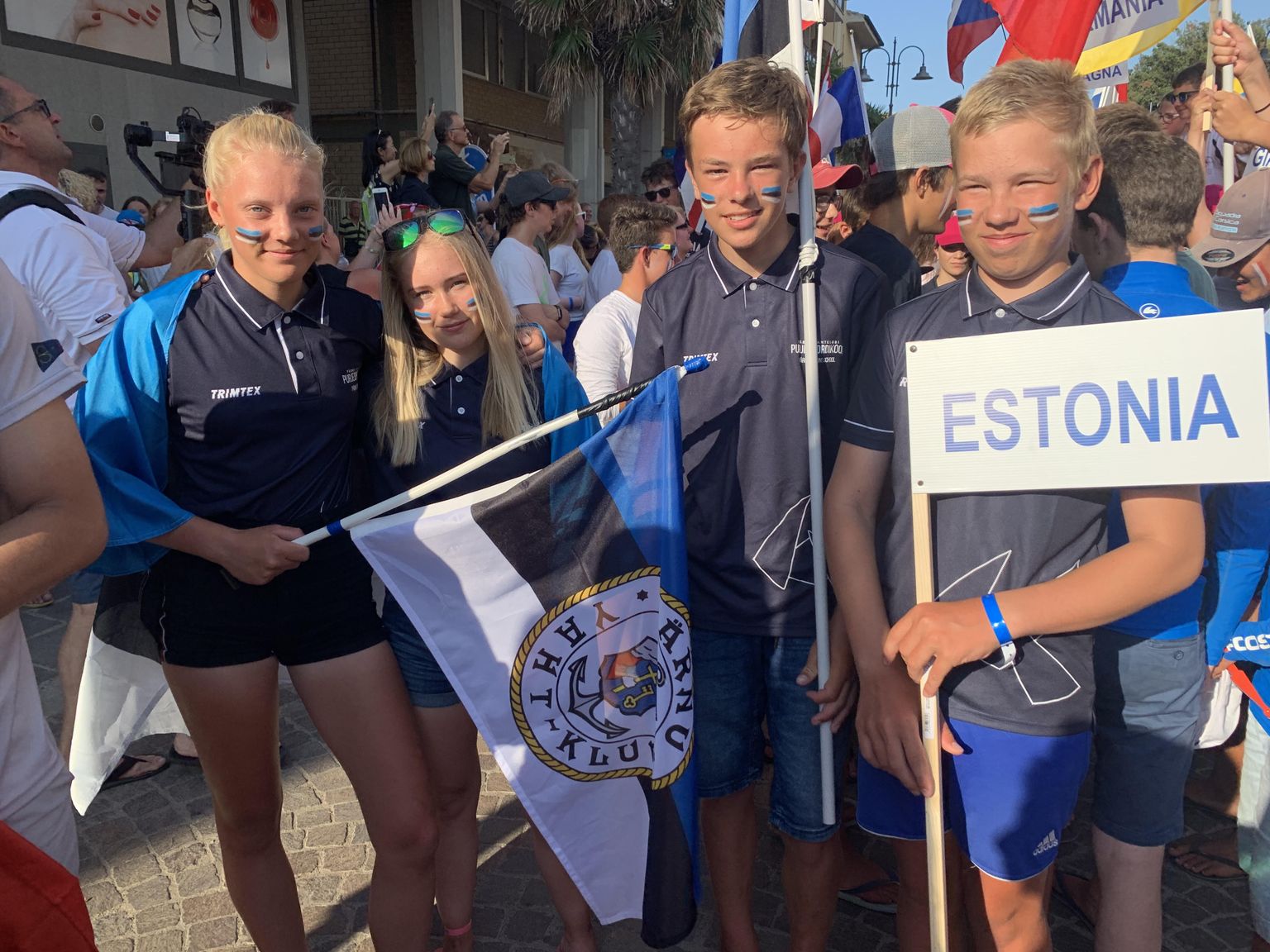 Eesti tiim RS Feva MM avamisel