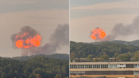 Видео ⟩ Прогремели взрывы, объявлена эвакуация: в Вильнюсе загорелись вагоны с газом