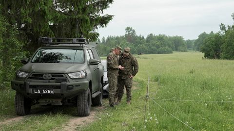Pārtraukti drona atlūzu meklēšanas darbi Rēzeknes 