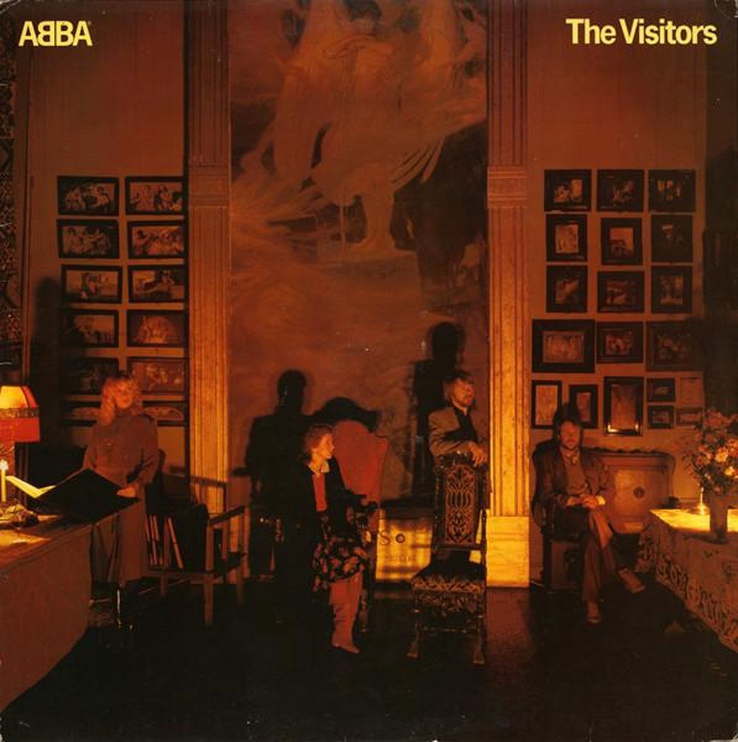 ABBA albumi «The Visitors» esikaas.