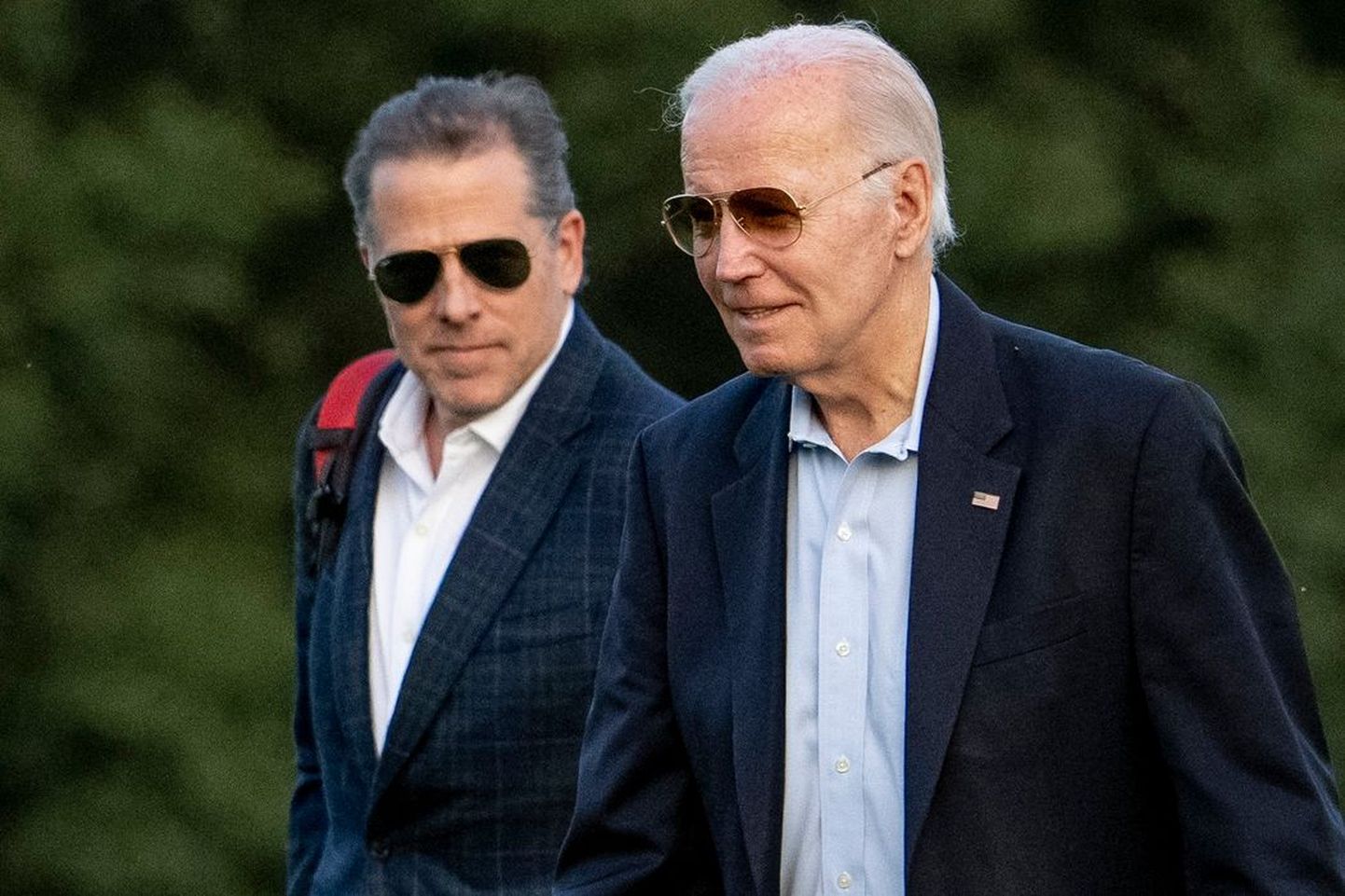 USA president Joe Biden (paremal) ja tema poeg Hunter Biden.
