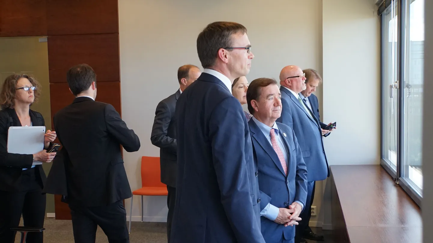 Sven Mikser ja Edward Royce välisministeeriumis.