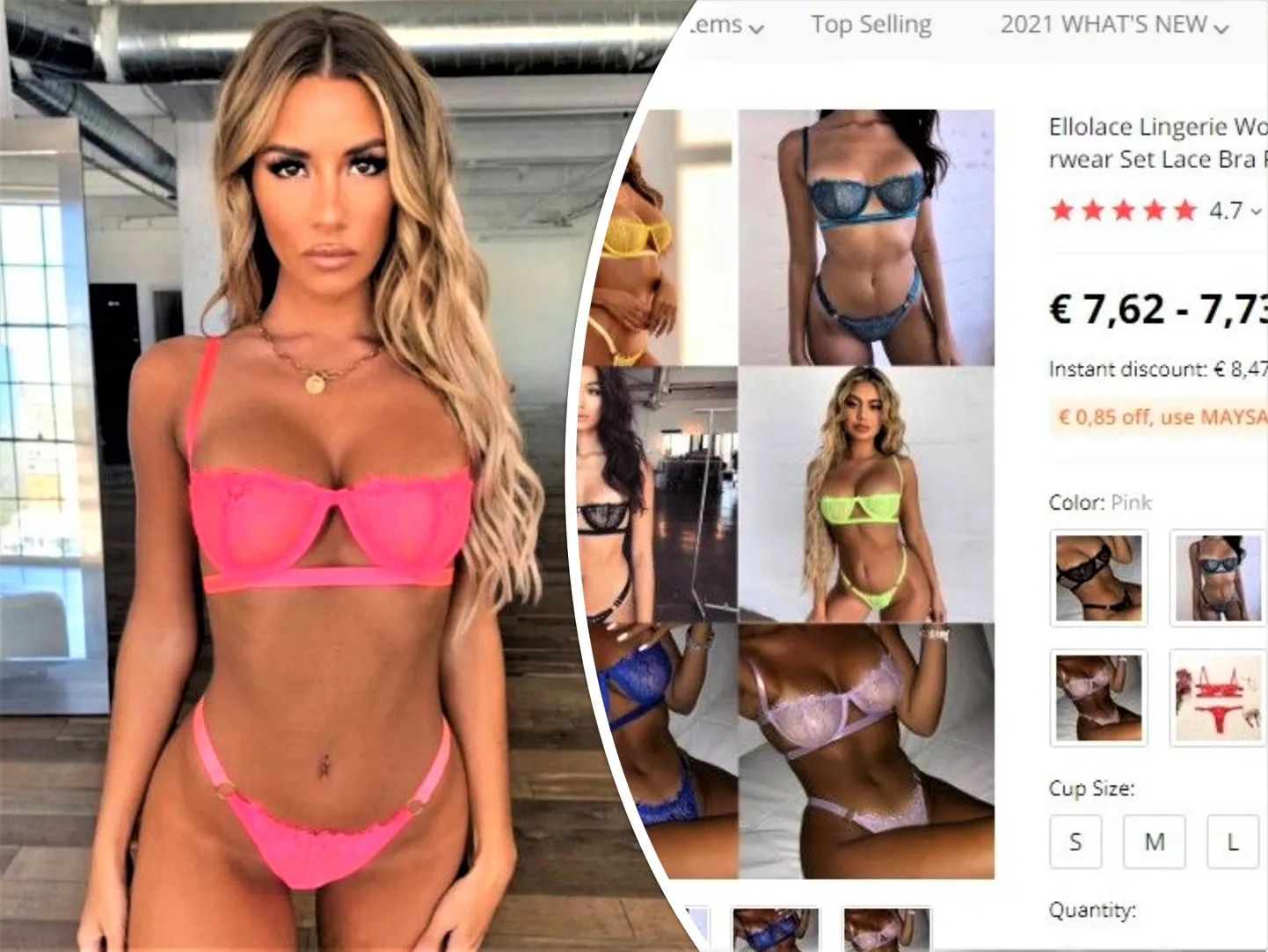 Aliexpressis müüdav pesu.