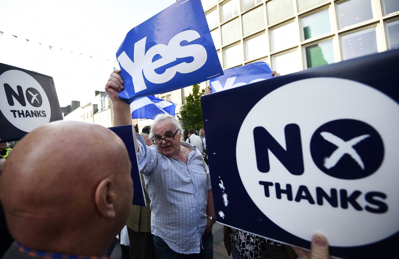 Šotimaa iseseisvuse pooldajate ja vastaste kampaaniad on täies hoos.