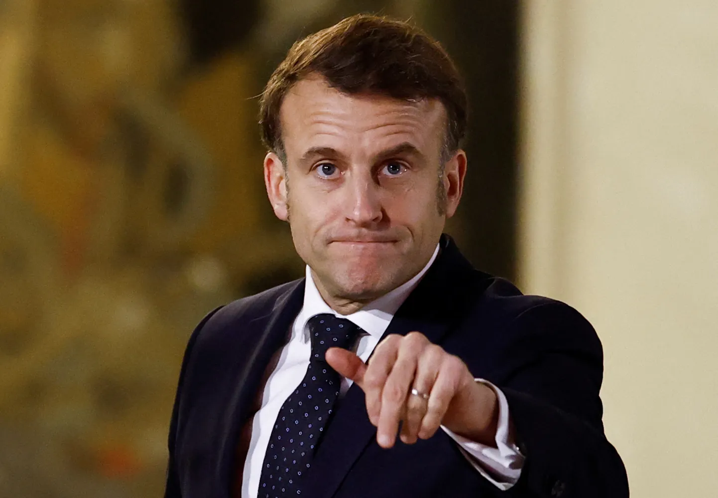 President Emmanuel Macron.