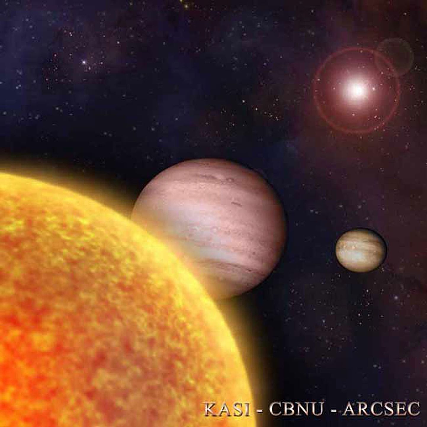 Kunstniku nägemus teise päikesesüsteemi planeetidest