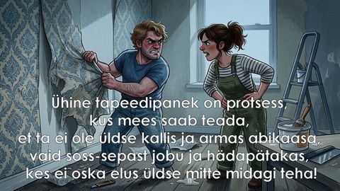 Ühine tapeedipanek