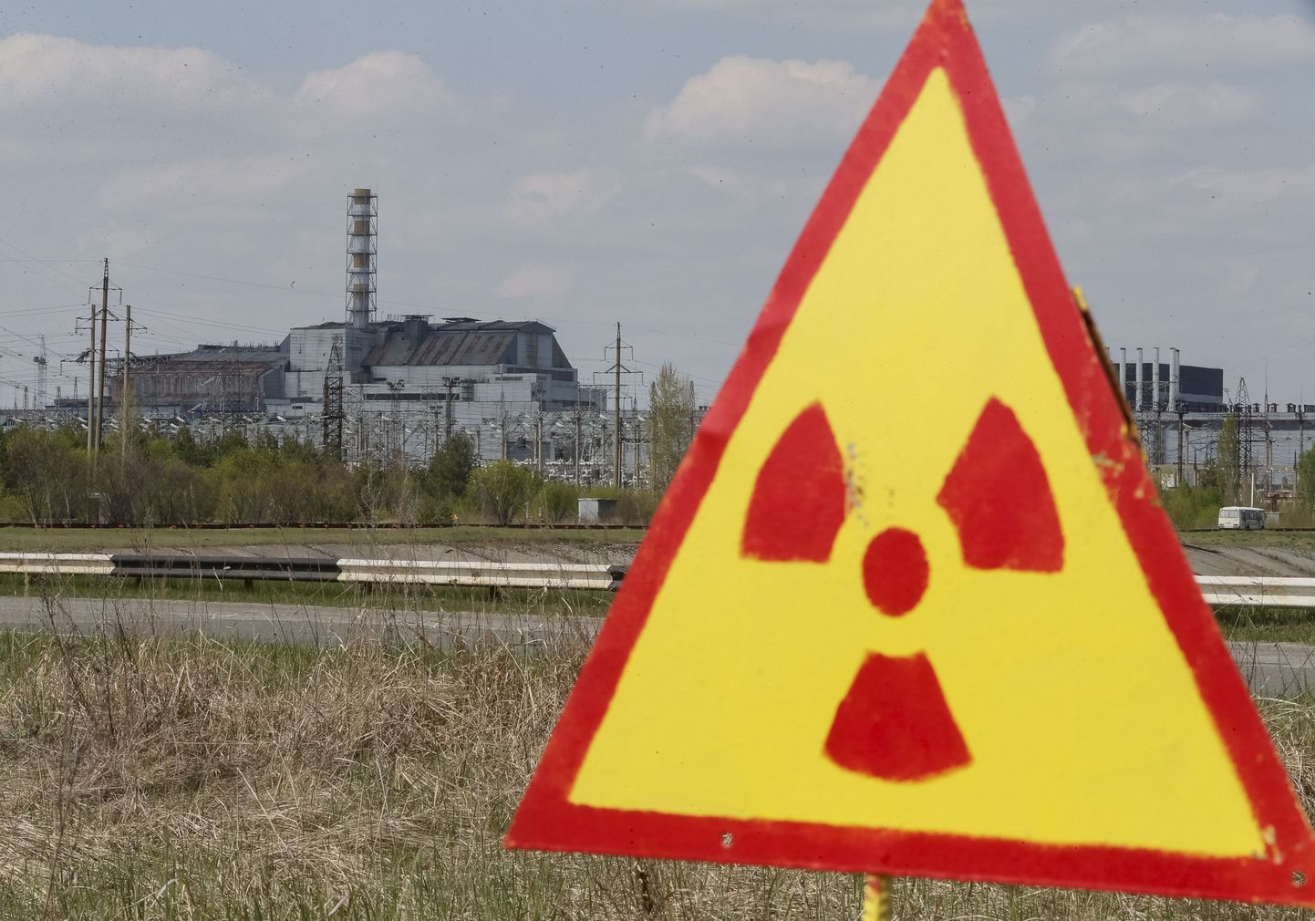 Vaade Tšernobõli tuumajaamale.