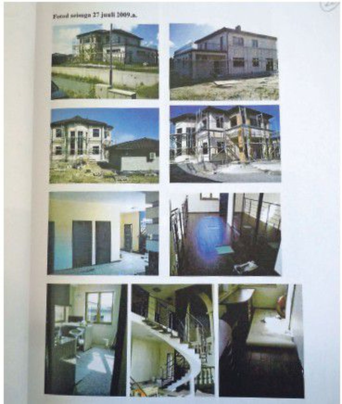 На основании этих фотографий чужого дома была произведена оценка недвижимости, под которую Микк взял кредит в банке.