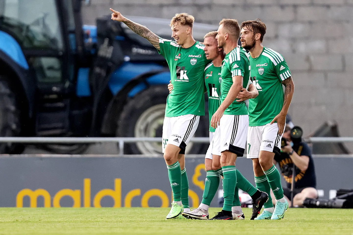 Tallinna FCI Levadia mängumehed.