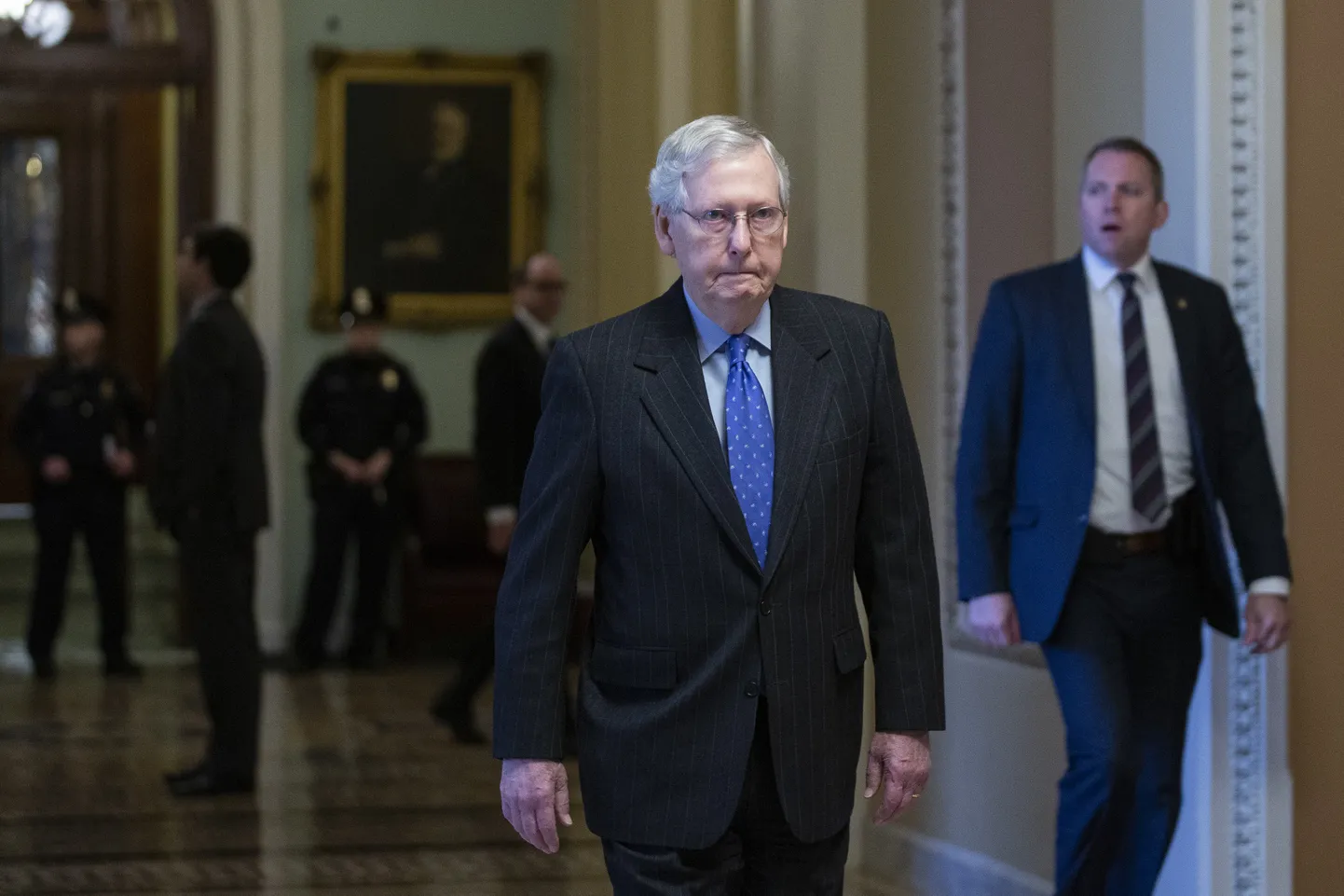 USA senati enamuse liider, Kentucky osariigi vabariiklasest senaator Mitch McConnell.