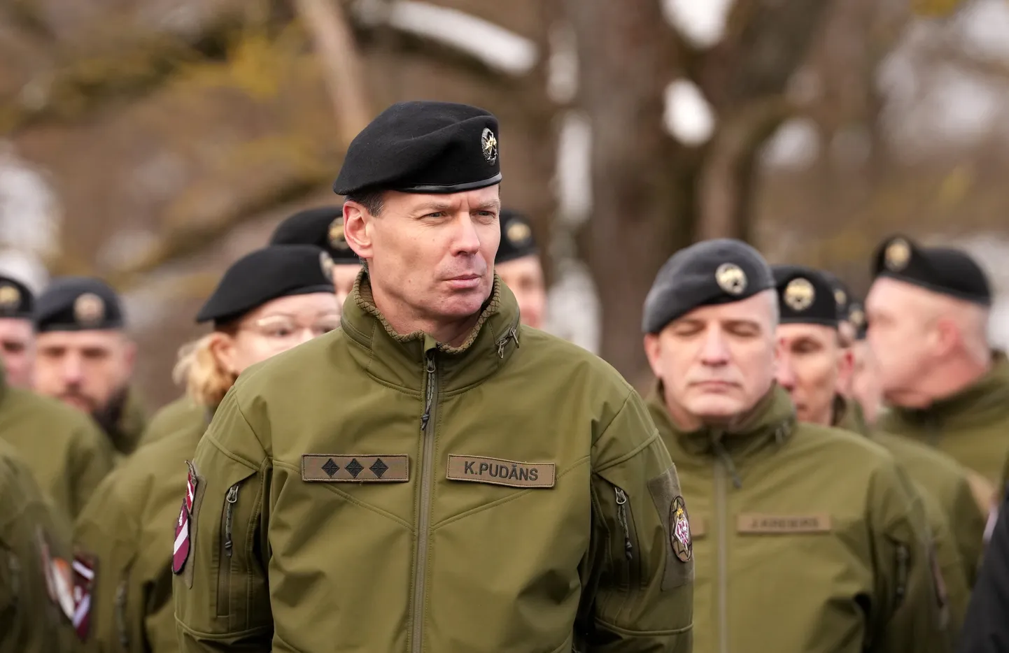 Zemessardzes komandieris pulkvedis Kaspars Pudāns